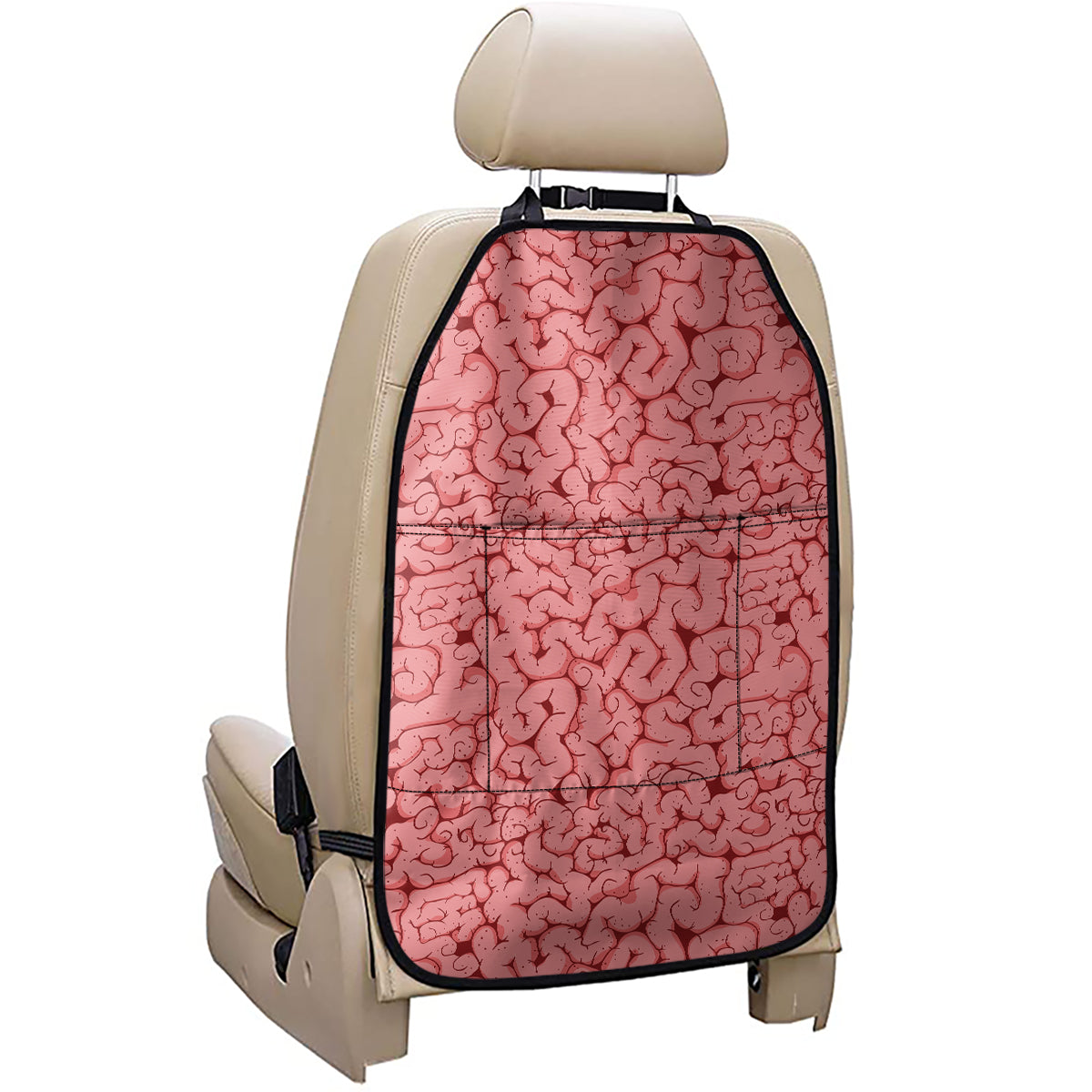 Zombie Brain Print Car Seat Organizers