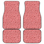 Zombie Brain Print Front and Back Car Floor Mats