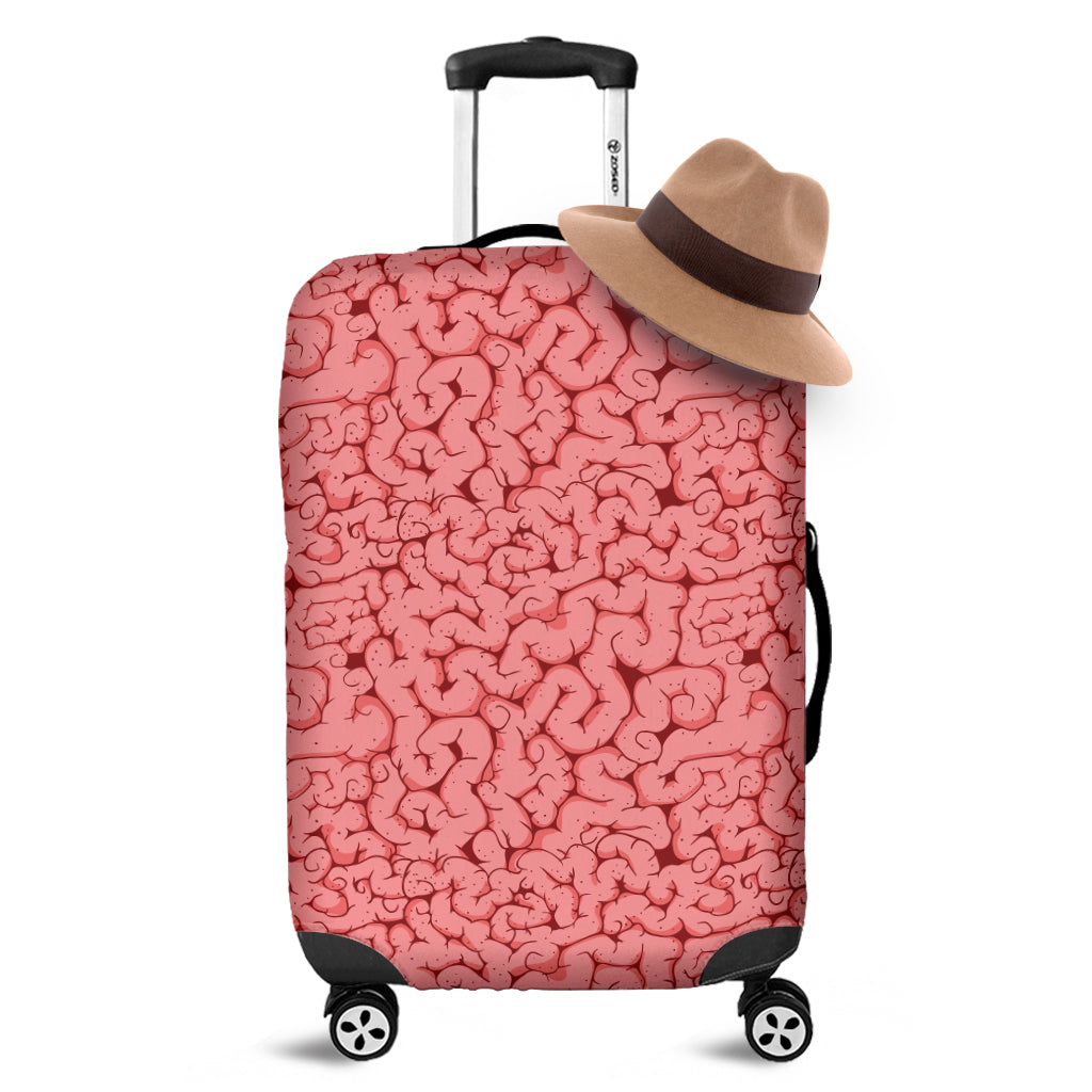 Zombie Brain Print Luggage Cover