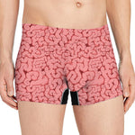 Zombie Brain Print Men's Boxer Briefs