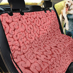 Zombie Brain Print Pet Car Back Seat Cover