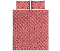 Zombie Brain Print Quilt Bed Set