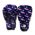 Zombie Eyeball Pattern Print Boxing Gloves
