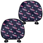 Zombie Eyeball Pattern Print Car Headrest Covers