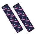 Zombie Eyeball Pattern Print Car Seat Belt Covers