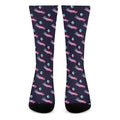 Zombie Eyeball Pattern Print Crew Socks