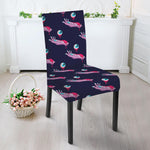 Zombie Eyeball Pattern Print Dining Chair Slipcover