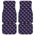 Zombie Eyeball Pattern Print Front and Back Car Floor Mats