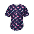 Zombie Eyeball Pattern Print Men's Baseball Jersey