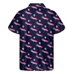 Zombie Eyeball Pattern Print Men's Short Sleeve Shirt