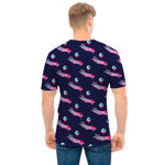 Zombie Eyeball Pattern Print Men's T-Shirt