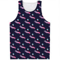 Zombie Eyeball Pattern Print Men's Tank Top