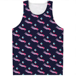 Zombie Eyeball Pattern Print Men's Tank Top
