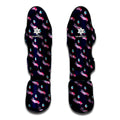 Zombie Eyeball Pattern Print Muay Thai Shin Guards
