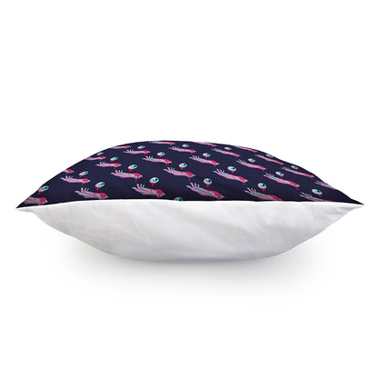 Zombie Eyeball Pattern Print Pillow Cover