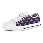 Zombie Eyeball Pattern Print White Low Top Shoes