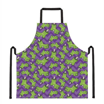 Zombie Foot Pattern Print Apron