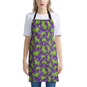 Zombie Foot Pattern Print Apron