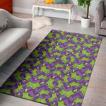 Zombie Foot Pattern Print Area Rug