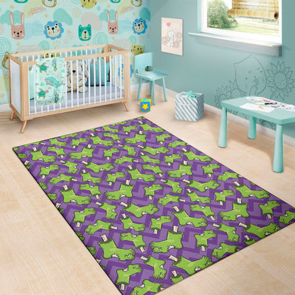 Zombie Foot Pattern Print Area Rug