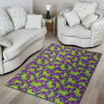 Zombie Foot Pattern Print Area Rug