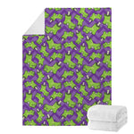 Zombie Foot Pattern Print Blanket