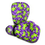 Zombie Foot Pattern Print Boxing Gloves