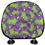 Zombie Foot Pattern Print Car Headrest Covers