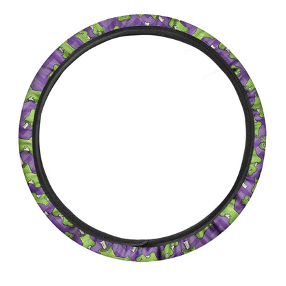Zombie Foot Pattern Print Car Steering Wheel Cover