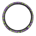 Zombie Foot Pattern Print Car Steering Wheel Cover