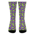 Zombie Foot Pattern Print Crew Socks