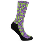 Zombie Foot Pattern Print Crew Socks