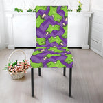 Zombie Foot Pattern Print Dining Chair Slipcover