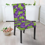 Zombie Foot Pattern Print Dining Chair Slipcover