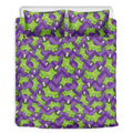 Zombie Foot Pattern Print Duvet Cover Bedding Set