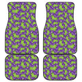 Zombie Foot Pattern Print Front and Back Car Floor Mats