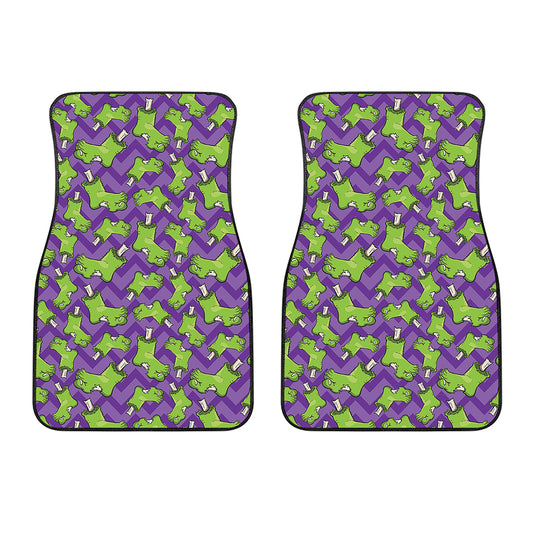 Zombie Foot Pattern Print Front Car Floor Mats