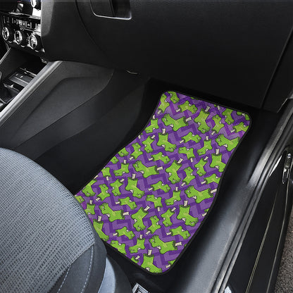 Zombie Foot Pattern Print Front Car Floor Mats