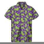 Zombie Foot Pattern Print Men's Short Sleeve Shirt