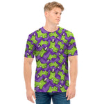 Zombie Foot Pattern Print Men's T-Shirt