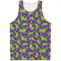 Zombie Foot Pattern Print Men's Tank Top