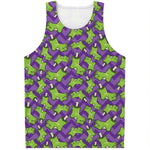 Zombie Foot Pattern Print Men's Tank Top