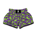 Zombie Foot Pattern Print Muay Thai Boxing Shorts