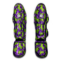 Zombie Foot Pattern Print Muay Thai Shin Guards