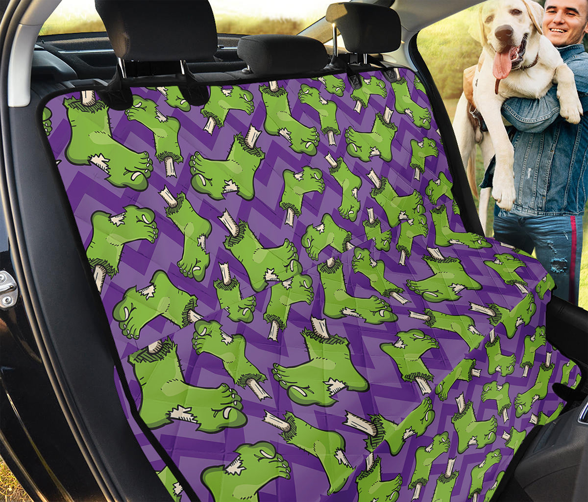 Zombie Foot Pattern Print Pet Car Back Seat Cover