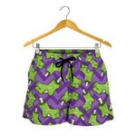 Zombie Foot Pattern Print Women's Shorts