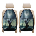 Zombie Hand Rising From Grave Print Car Seat Organizers