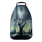 Zombie Hand Rising From Grave Print Car Seat Organizers