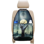 Zombie Hand Rising From Grave Print Car Seat Organizers