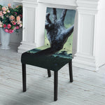 Zombie Hand Rising From Grave Print Dining Chair Slipcover